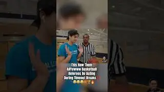 This How Them AAYewww Referees Be Acting During Timeout Breaks At The Game! 