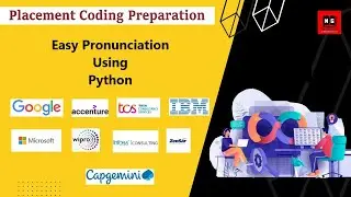 Easy Pronunciation Using Python | Placement Coding Questions | Placement Preparation