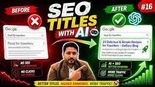 How to Write Perfect Title Tags with AI Tool | AI SEO in 2026 | how AI is changing the SEO game