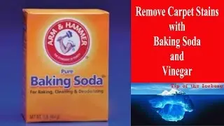 Carpet Stain Removal with Baking Soda and Vinegar - Watch That Stain Vanish Before Your Eyes