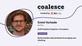 Build scalable data products leveraging user stitching