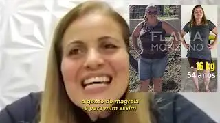 Ela emagreceu 16KG aos 54 anos