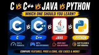 C vs C++ vs Java vs Python
