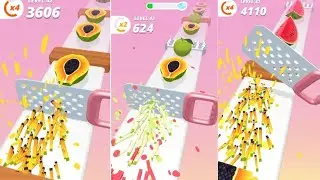 Perfect Slices! Very satisfying and relaxing asmr slicing game