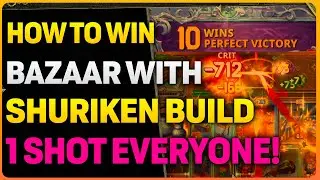 How To Play 1 SHOT Vanessa Shuriken Build In THE BAZAAR | Step By Step Guide