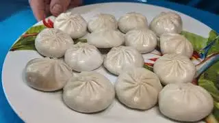 Сочные хинкали в казане: Дядя показывает, как готовить.