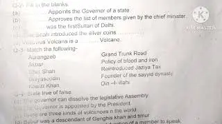 Class 7th - SOCIAL SCIENCE ||  Half Yearly Question Paper 2024