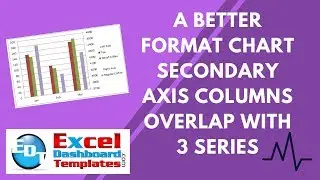A Better Format For Excel Chart Secondary Axis Columns Overlap with 3 Series