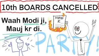 WAAH MODI JI, MAUJ KR DI. 10th BOARDS CANCELLED!!! | BKP funny video