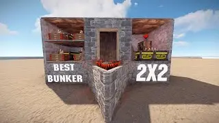 THE BEST BUNKER 2X2 for DUO/TRIO | Rust Base Design 2023
