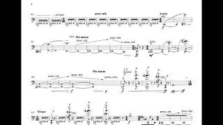 Rolando Cruz - Sphaera - Cello Solo - Score Video