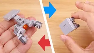 LEGO brick Short Cube Lobster transformer robot tutorial Cubster 