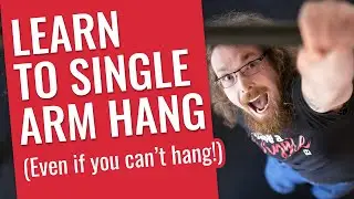 Lean How to Single Arm Hang (even if you're new to hanging!)
