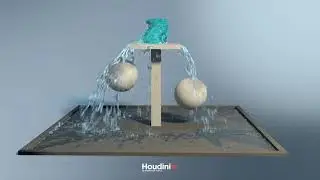 Ice cube Melting   - Houdini Fx hip file