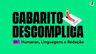 GABARITO ENEM 2023 | CORREÇÃO AO VIVO | DIA 1: Linguagens, Humanas e Redação