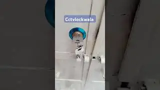 Automatic Door Lock Installation iron gate with remote, centre lock fitting remote electric lock