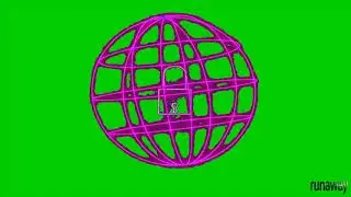 System Security Lock Animation Green Screen