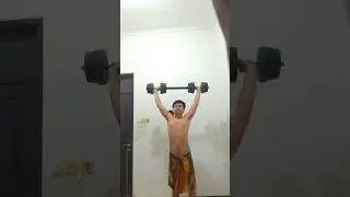 orang ganteng mah ngebarbel bukan ngerokok bukan pula ngecoli