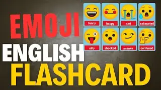 32 English Emoji Feelings Flashcards|Learn English Vocabulary