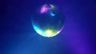 Color Changing Mirror Ball party disco lights