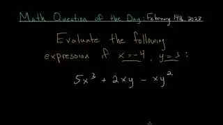 Math Question of the Day: February 14th, 2023