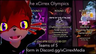 The first "xCirrex Olympics" in VRCHAT! (Laserdome, DuoBeat, Irrbloss and shooting range)