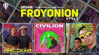 Desain Ala Froyonion dengan CorelDraw - CorelDraw Tutorial