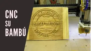 CNC router 3D model - wood tray Harley Davidson