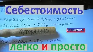 Расчёт себестоимости на примере ложки для мёда. Себестоимость своими словами.