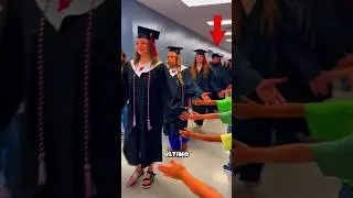 Why did they form a line in the hallway? 😱