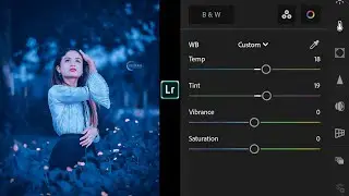 Light Blue Tone Lightroom Photo Editing || Blue Tone Lightroom Photo Editing Tutorial
