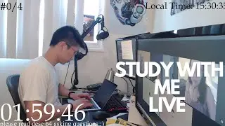 Study With Me Live Pomodoro 60/10🦍🌱