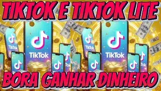 TIKTOK E TIKTOK LITE BORA GANHAR DINHEIRO PASSANDO CÓDIGO DE CONVITE