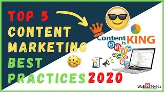 Top 5 Content Marketing Best Practices 2020 | Trends & Strategy | Digital Marketing News