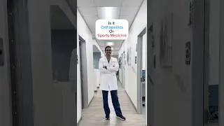 Is it Orthopedic or Sports Medicine? 🤔With Orthopedic Surgeon Dr. Karthik Jonna