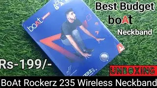 Best Neckband Under 200|Boat Rockerz 235 Budget Neckband Under 200.