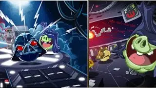 Всё слайд - шоу из игры Angry Birds star wars 2 | свинки