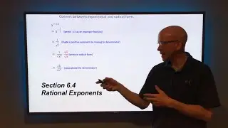 Section 6.4 Rational Exponents
