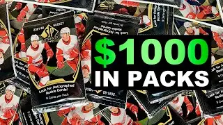 Opening $1000 Worth of Packs of 2021-22 SP Authentic Hockey Hobby