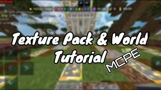 Download Texture Packs & Worlds Tutorial MCPE