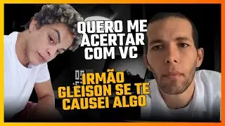 A VOCÊ IRMÃO GLEISON GOES, te busco não no privado  mais ao vivo. Em Cristo pedir PERDÃO