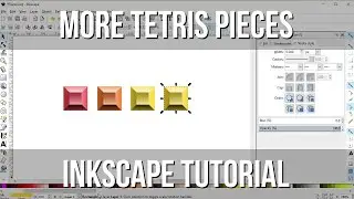 Tetris Pieces Part 2 - Inkscape Tutorial