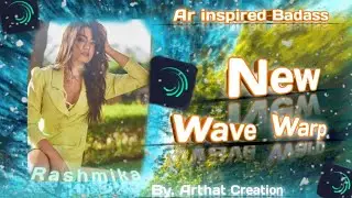 how to make warp wave effect in Alight motion🤔| New effect For Ae inspired Badass editing😁🔥