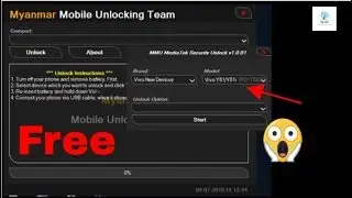 Vivo Xiaomi MediaTek Unlock Tool v1.0.02