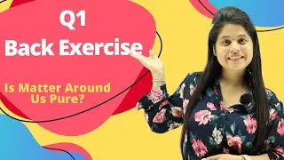 Q1 Back Exercise | Chapter 2 | Is Matter Around Us Pure? | Class 9 Science