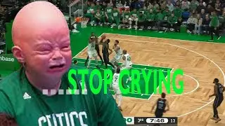 KYRIE IRVING gets BUCKETS against the CELTICS | BOO'S DON'T PHASE HIM