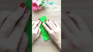 Mini Wallet for Cards #shorts #origami #papercraft  #diy #youtubeshorts  #reels