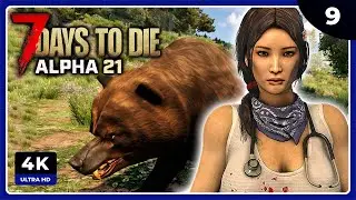 7D2D A21 #9 | LA NUEVA VENDEDORA Y EL OSO | 7 DAYS TO DIE Gameplay Español