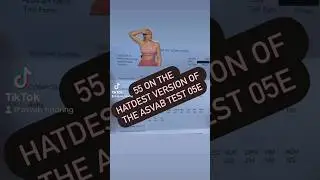 ASVAB Scores 55 on the 05E