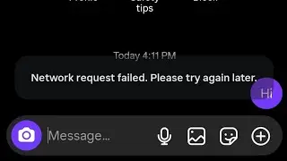 Instagram Network request failed Please try again later Problem| Instagram Unsend Button not working